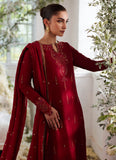 Farah Talib Aziz Ediz Scarlet Shirt and Dupatta Mayna Festive Luxe 2024
