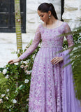 Farah Talib Aziz Shireena Lavender Kalidaar and Dupatta Mayna Festive Luxe 2024