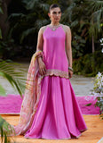 Farah Talib Aziz Nihal Rani Pink Shirt and Dupatta Mayna Festive Luxe 2024