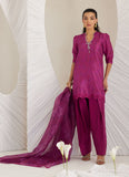 Farah Talib Aziz Sev Magenta Shirt and Dupatta Lea Eid Prets 2025