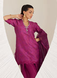 Farah Talib Aziz Sev Magenta Shirt and Dupatta Lea Eid Prets 2025