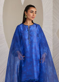 Farah Talib Aziz Electra Cobalt Shirt and Dupatta Lea Eid Prets 2025