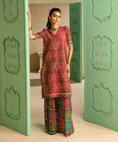 Sapphire  2 Piece Printed Cambric Suit 00U2TDY24V52 Intermix Collection 2024
