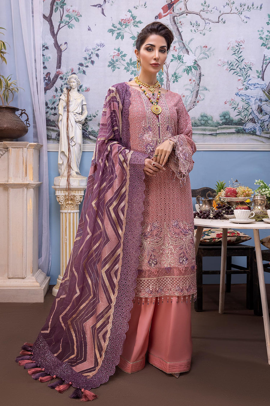 Splendid Splatter Adan Libas Online Exclusive Chiffon 2022