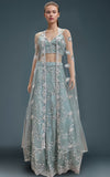 Thread & Motifz Embroidered Blouse With Embroidered Lehenga And Dupatta 9305 Formal Pret 2024