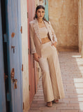 Zainab Chottani Gold Scintillant Semi Formals 2025