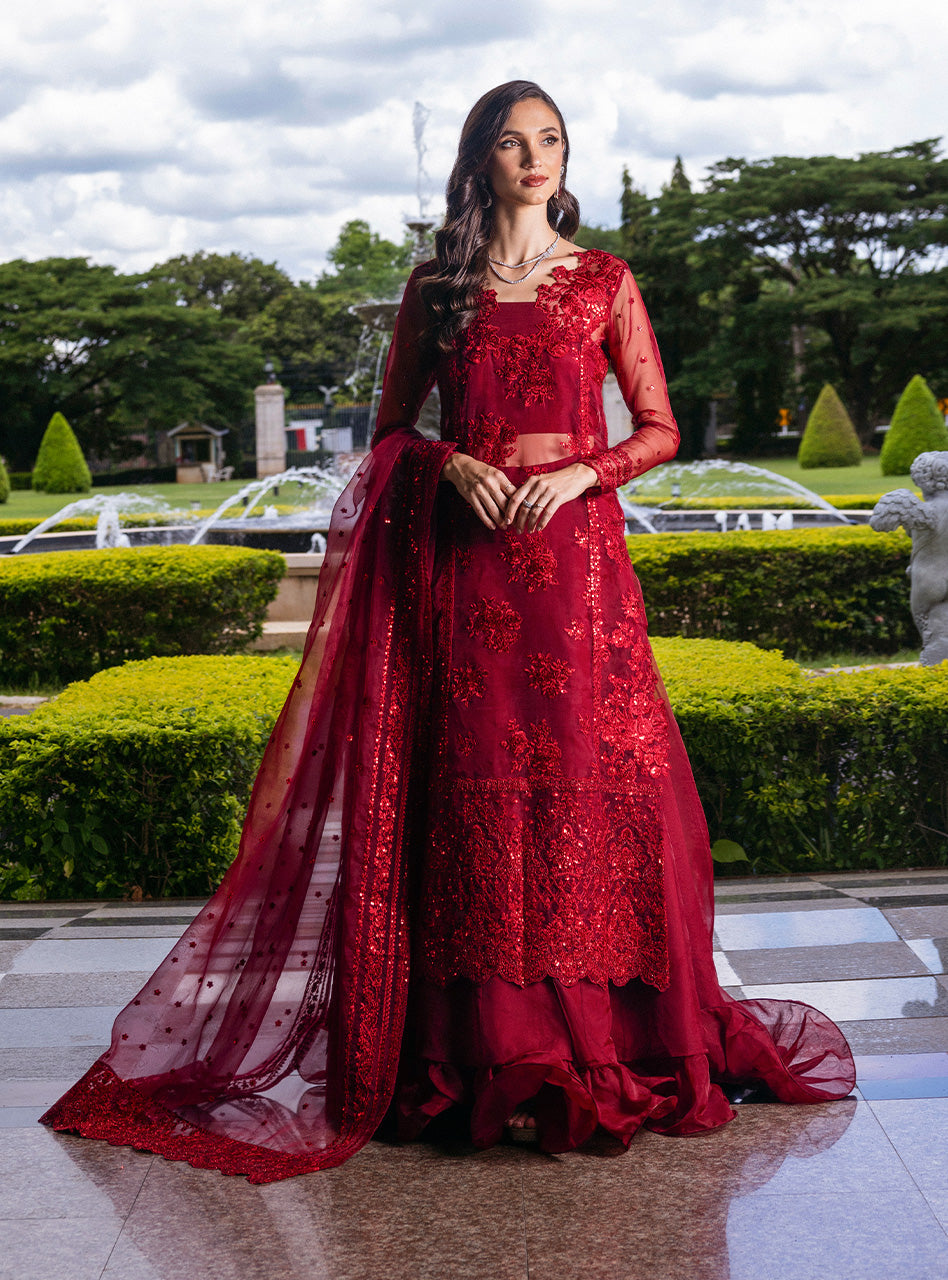 Zainab Chottani Ruby Luxe Wedding Festive 2024