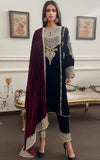 Thread & Motifz Ready To Wear 3pc Suit 67 Velvet Pret 2024