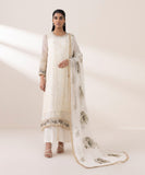 Sapphire 3 Piece - Embroidered Jacquard Suit 0F3PEBTQW252 Eid 1 RTW 2025