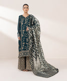 Sapphire 3 Piece - Embroidered Silk Suit 0F3PEBTQW253 Eid 1 RTW 2025