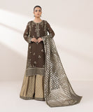 Sapphire 3 Piece - Embroidered Cotton Linen Suit 0F3PEBTQW254 Eid 1 RTW 2025