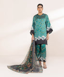 Sapphire 3 Piece - Embellished Silk Suit 0T3PSLS25V37 Eid 1 RTW 2025