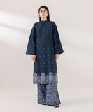 Sapphire  2 Piece Embroidered Dobby Suit 0U2TEDY24V56 Intermix Collection 2024
