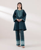 Sapphire  2 Piece Embroidered Dobby Suit 0U2TEDY24V58 Intermix Collection 2024