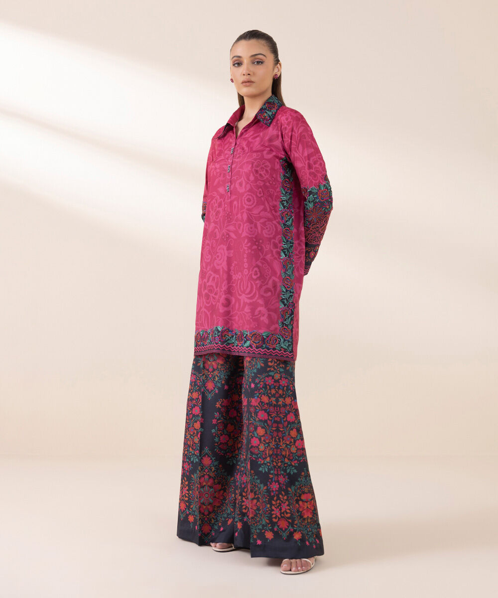 Sapphire 0U2TESL25V04 2 Piece Embroidered Silk Suit Silk Eid 1 2025 Sara Clothes Sapphire 0U2TESL25V04 2 Piece Embroidered Silk Suit Silk Eid 1 2025 Sara Clothes