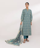 Sapphire  3 Piece Printed Cambric Suit 0U3PDY24V511 Intermix Collection 2024