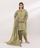 Sapphire  3 Piece Embroidered Cambric Suit 0U3PEDY24V52 Intermix Collection 2024