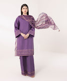 Sapphire  3 Piece Embroidered Cambric Suit 0U3PEDY24V57 Intermix Collection 2024