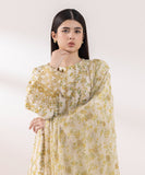 Sapphire  3 Piece Embroidered Cotton Satin Suit 0U3PELX24V51 Intermix Collection 2024