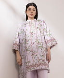 Sapphire  3 Piece Embroidered Cotton Satin Suit 0U3PELX24V52 Intermix Collection 2024