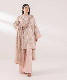 Sapphire  3 Piece Embroidered Cotton Satin Suit 0U3PELX24V53 Intermix Collection 2024