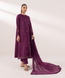 Sapphire  3 Piece Embroidered Cambric Suit 0U3PESG24V52 Intermix Collection 2024