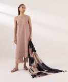 Sapphire  3 Piece Embroidered Cambric Suit 0U3PESG24V55 Intermix Collection 2024