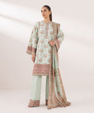 Sapphire  3 Piece Embroidered Cambric Suit 0U3PESG24V57 Intermix Collection 2024