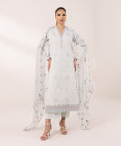 Sapphire  3 Piece Embroidered Cambric Suit 0U3PEST24V51 Intermix Collection 2024