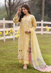 Kahf Premium KFL-05 SAHAR Festive Lawn Collection 2024