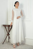 Baroque Plain Chiffon Frock PR-578 Formal Pret 2024