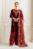 Baroque SF-747 Embroidered Velvet Prets 2024