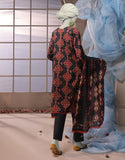 Junaid Jamshaid 3PC-JJLS-W-JWU-24-1738 Multicolor Cambric Printed Shades Of Summer 2025