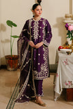 Cross Stitch Plum Grain Eid Lawn Collection 2024