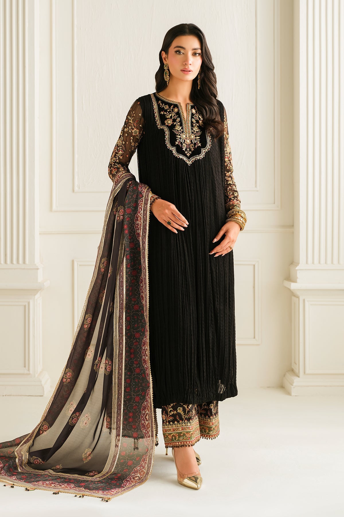 Baroque Embroidered Chiffon PR-1014 Formal Pret 2024