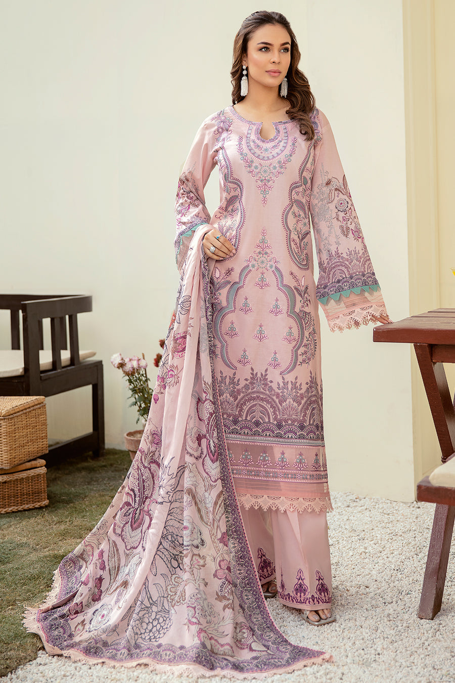 L-302 Ramsha  Online Mashaal Lawn 2022