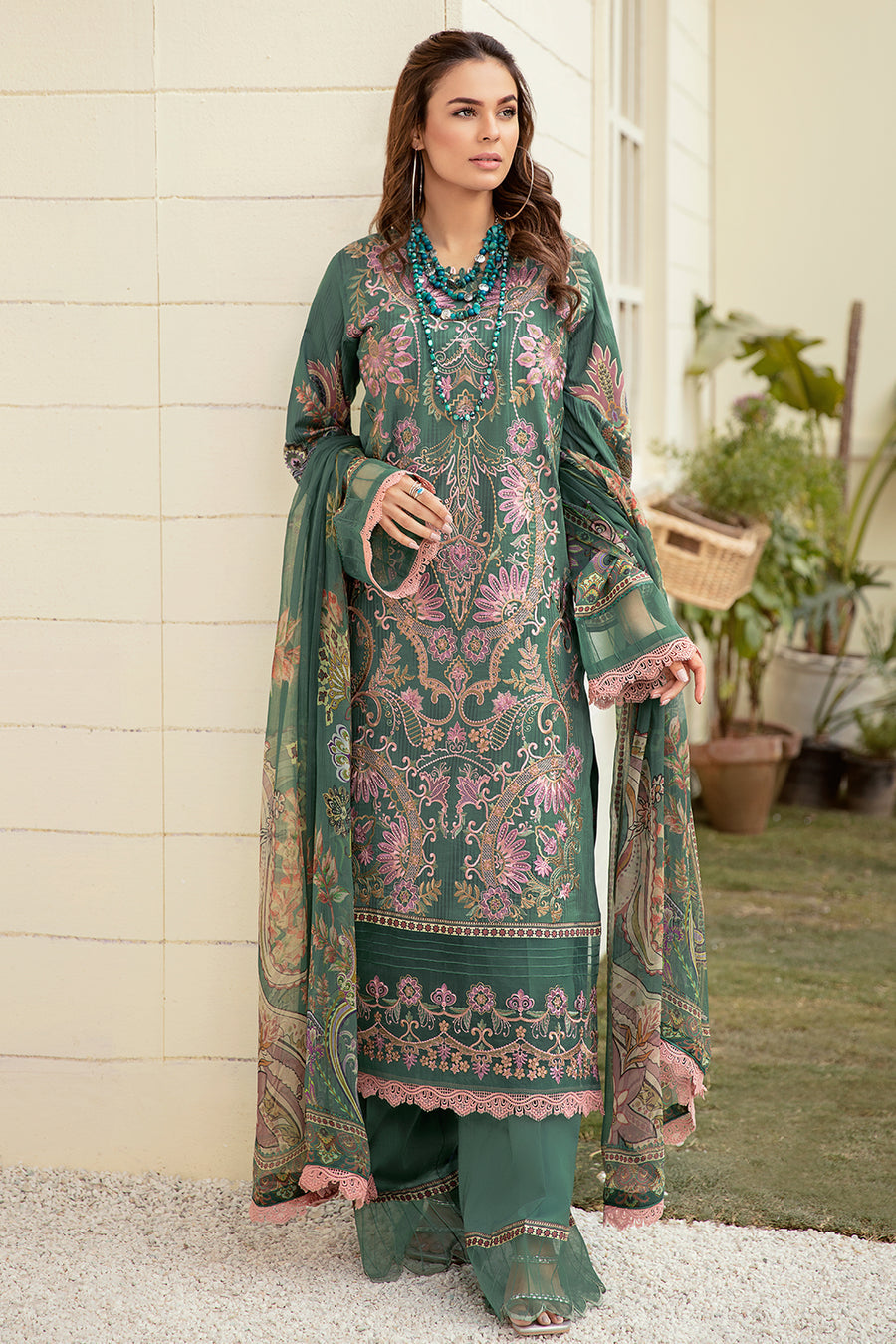 L-307 Ramsha  Online Mashaal Lawn 2022