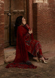 Kahf Premium KPS-1A Surkh Noor Aangan Prints Chiffon Collection 2026