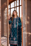 Farasha Emerald Charm Dastoor Embroidered Lawn SS 2024