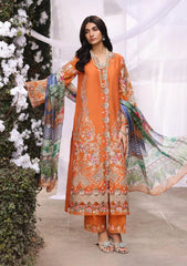 Kahf Premium KFL-10 MAYA Festive Lawn Collection 2024