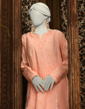 Juniad Jamshaid Pink Paper Cotton Embroidered 2PC-JLAWN-S-JST-25-2014-S Summer Pret 2025