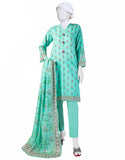 Junaid Jamshaid Green 3 PC | JLAWN-S-24-160 Casuals Eid Prets Collection 2024