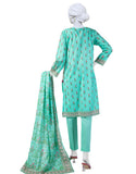 Junaid Jamshaid Green 3 PC | JLAWN-S-24-160 Casuals Eid Prets Collection 2024