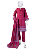 Junaid Jamshaid Red 3 PC | JLAWN-S-24-162 Casuals Eid Prets Collection 2024