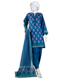 Junaid Jamshaid Blue 3 PC | JLAWN-S-24-166 Casuals Eid Prets Collection 2024