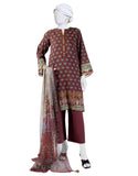 Junaid Jamshaid Brown 3 PC | JLAWN-S-24-170 Casuals Eid Prets Collection 2024