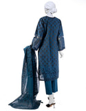 Junaid Jamshaid Blue Cotton 3 PC | JLAWN-S-24-179 Casuals Eid Prets Collection 2024