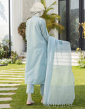 Junaid Jamshaid Turquoise Cambric 3PC | JLAWN-S-24-373 Khilat-03 Eid Ul Adha Lawn Collection 2024