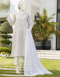 Junaid Jamshaid White Cambric 3PC | JLAWN-S-24-374 Khilat-04 Eid Ul Adha Lawn Collection 2024