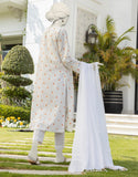 Junaid Jamshaid White Cambric 3PC | JLAWN-S-24-374 Khilat-04 Eid Ul Adha Lawn Collection 2024